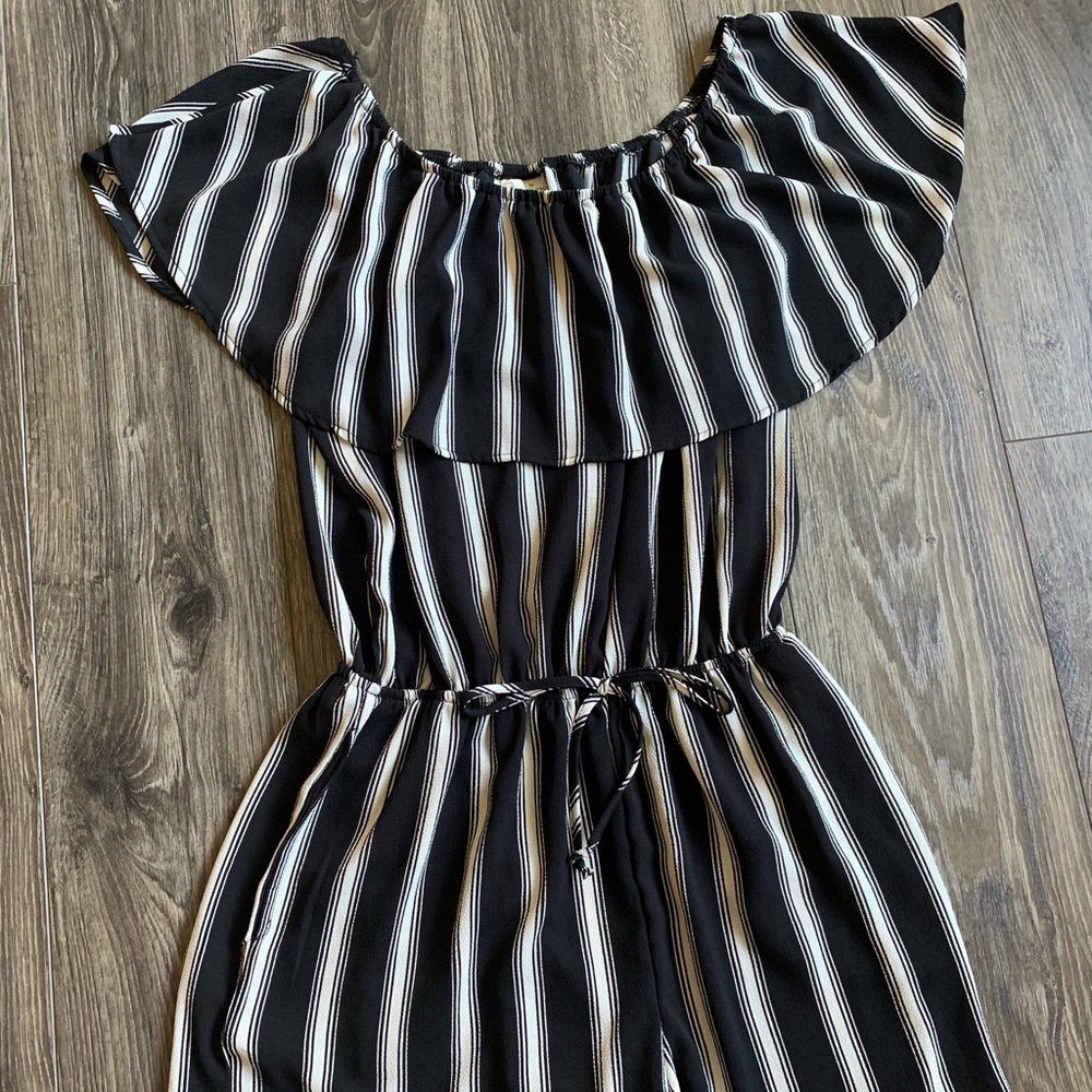 Mimi Chica Romper Striped Medium